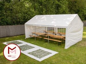 carpa jardín