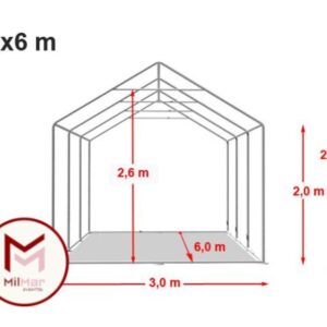 carpa 3x6