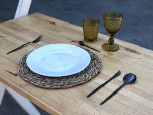 BAJO PLATO MIMBRE - Imagen 2