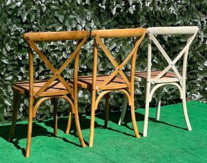SILLA CROSSBACK BLANCA DECAPADA - Imagen 14