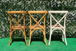 SILLA CROSSBACK BLANCA DECAPADA - Imagen 9