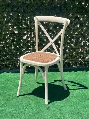 SILLA CROSSBACK BLANCA DECAPADA - Imagen 3