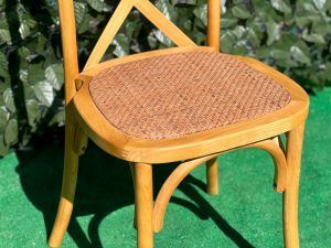 SILLA CROSSBACK MADERA NATURAL - Imagen 7