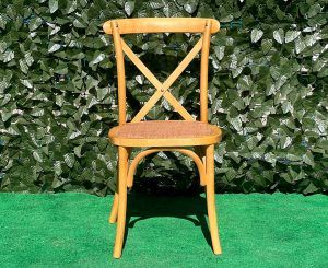 SILLA CROSSBACK MADERA NATURAL - Imagen 6