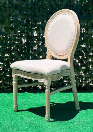 SILLA LUIS XVI DECAPADA BEIGE - Imagen 8