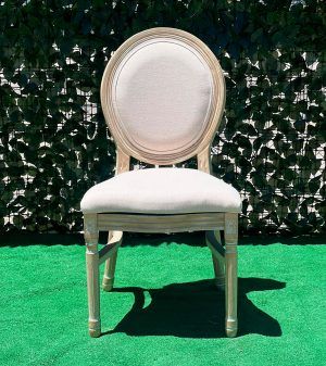 SILLA LUIS XVI DECAPADA BEIGE - Imagen 6