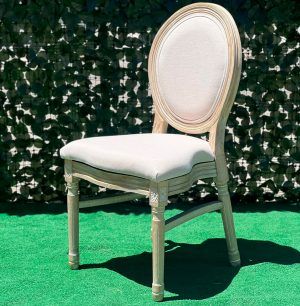 SILLA LUIS XVI DECAPADA BEIGE - Imagen 3