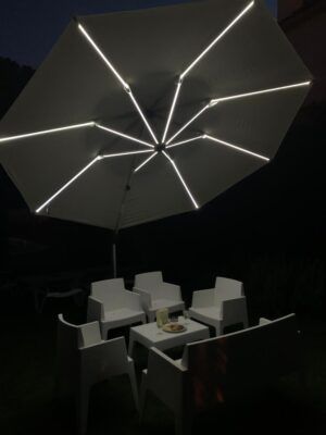 Parasol colgante LED