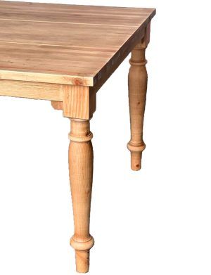 MESA RECTANGULAR RÚSTICA - Imagen 5
