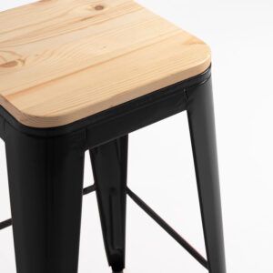 TABURETE TÓLIX ASIENTO MADERA - Imagen 15