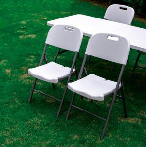 SILLA PLEGABLE PATAS ACERO - Imagen 3