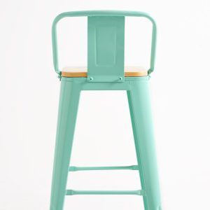 TABURETE TÓLIX ASIENTO RESPALDO MADERA - Imagen 6
