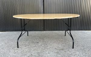 MESA REDONDA MADERA DE OCASIÓN - Imagen 4