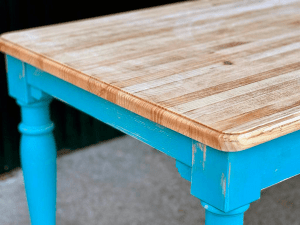 MESA RÚSTICA RECTANGULAR CON CAJÓN - Imagen 14