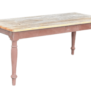 MESA RÚSTICA RECTANGULAR CON CAJÓN