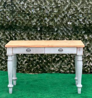 MESA RÚSTICA RECTANGULAR CON CAJÓN - Imagen 15