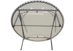 MESA REDONDA PLEGABLE 180CM DIAMETRO - Imagen 3