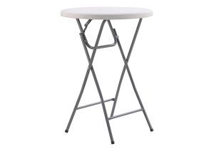 MESA REDONDA PLEGABLE 80⌀ x 110 (ALTA)
