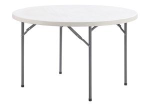 MESA REDONDA PLEGABLE 120CM DIAMETRO