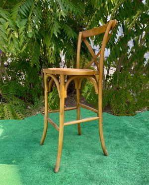 TABURETE CROSSBACK MADERA - Imagen 6