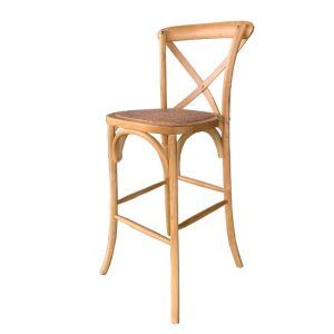 TABURETE CROSSBACK MADERA