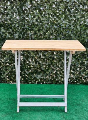MESA ALTA VELADOR MADERA - Imagen 15