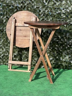 MESA ALTA VELADOR MADERA - Imagen 3
