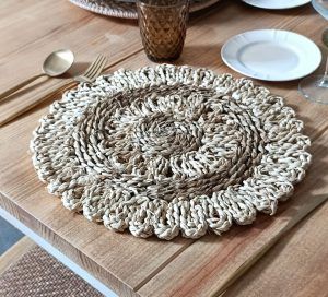 BAJOPLATO FLOR MAÍZ 35CM⌀ - Imagen 2
