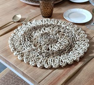 BAJOPLATO FLOR MAÍZ 35CM⌀ - Imagen 3