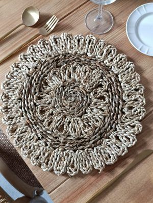 BAJOPLATO FLOR MAÍZ 35CM⌀ - Imagen 5