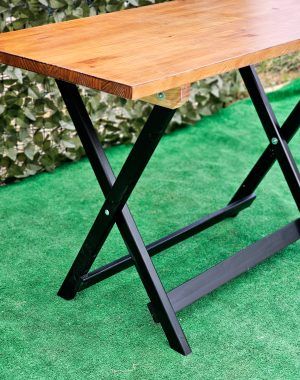 MESA VELADOR MADERA PLEGABLE - Imagen 2