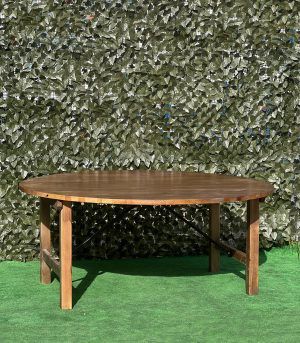 MESA MADERA REDONDA PLEGABLE - Imagen 8