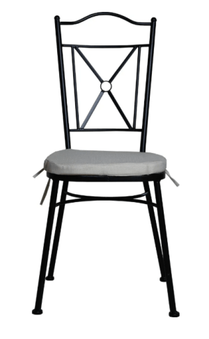 SILLA FORJA APILABLE CON COJÍN - Imagen 5
