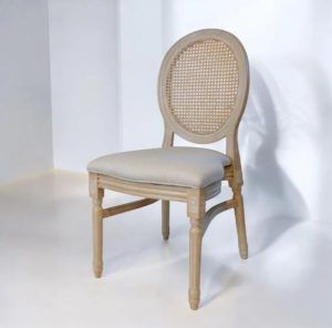SILLA LUIS XVI EFECTO MADERA - Imagen 3