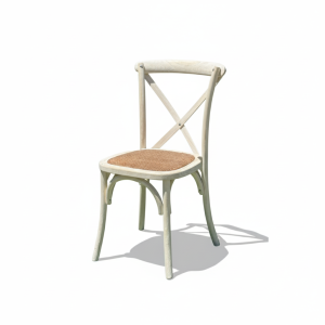 SILLA CROSSBACK BLANCA DECAPADA