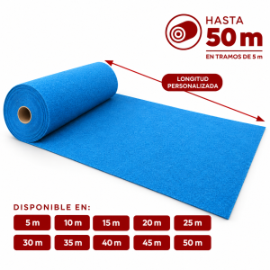 MOQUETA AZUL CLARO