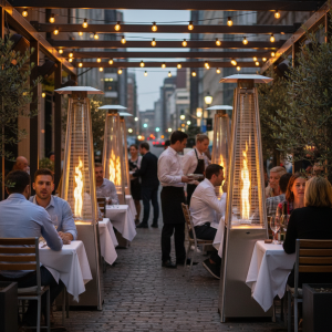 Alternative view of ESTUFA PIRÁMIDE ACERO INOXIDABLE