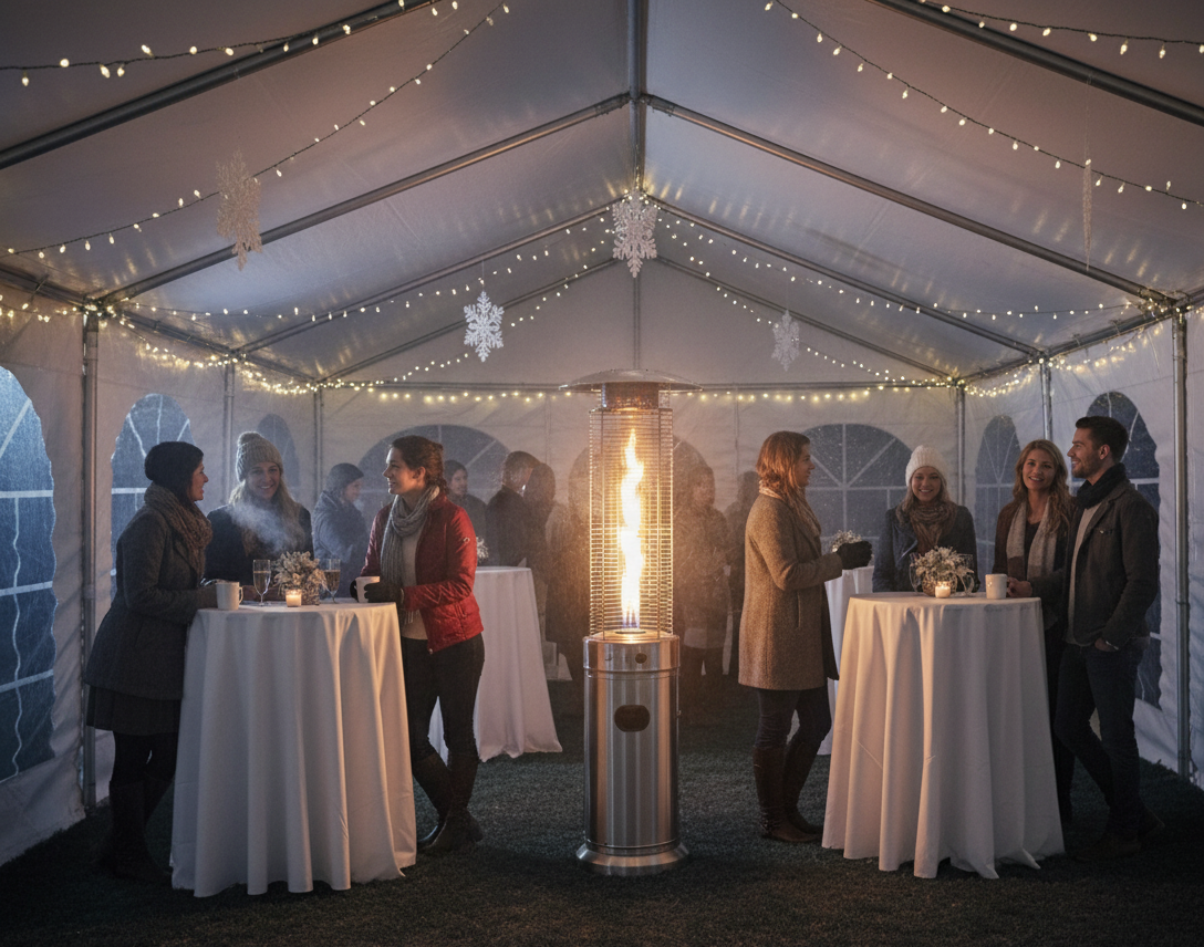 ESTUFA CILÍNDRICA BAJA ACERO INOXIDABLE - Imagen 4