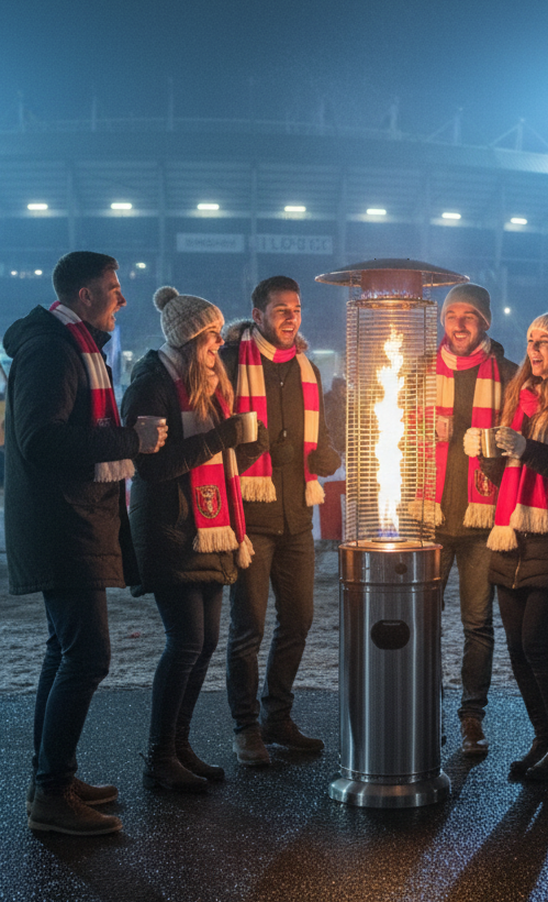 ESTUFA CILÍNDRICA BAJA ACERO INOXIDABLE - Imagen 3