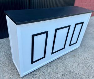 BARRA DE MADERA PLEGABLE CON MARCO RECTÁNGULOS - Imagen 7