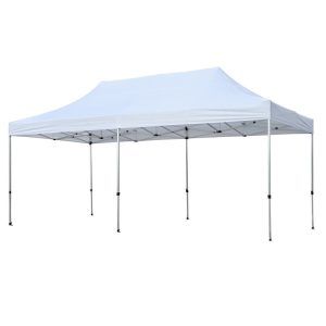 CARPA PLEGABLE PREMIUM PRO 3X6 SIN LATERALES BLANCA