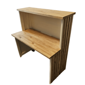 MOSTRADOR DOBLE ALTURA MADERA