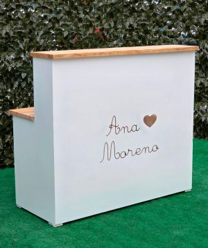 MOSTRADOR DOBLE ALTURA MADERA - Imagen 3