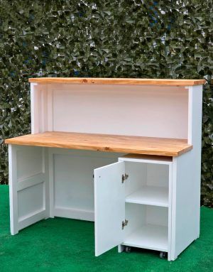MOSTRADOR DOBLE ALTURA MADERA - Imagen 5