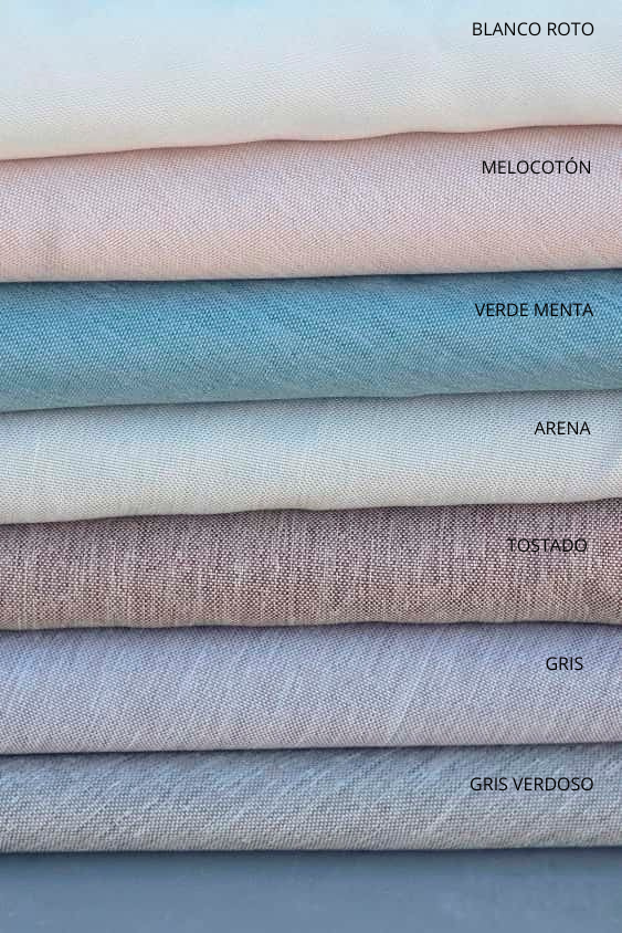 MANTEL REDONDO FALSO LINO 180CM/200CM - Imagen 2