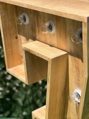 NÚMEROS DE MADERA CON LUZ - Imagen 20