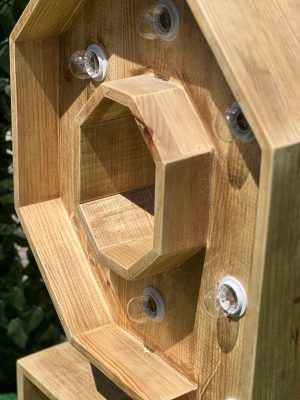 NÚMEROS DE MADERA CON LUZ - Imagen 23