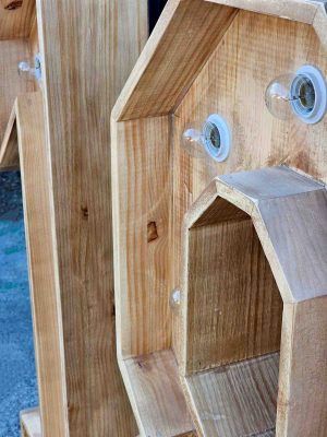 NÚMEROS DE MADERA CON LUZ - Imagen 11