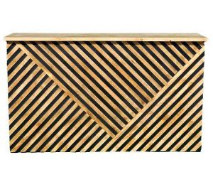 BARRA DE MADERA LISTADA DIAGONAL