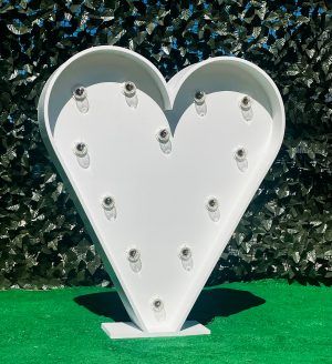 CORAZÓN DE MADERA CON LUCES 100CM - Imagen 5